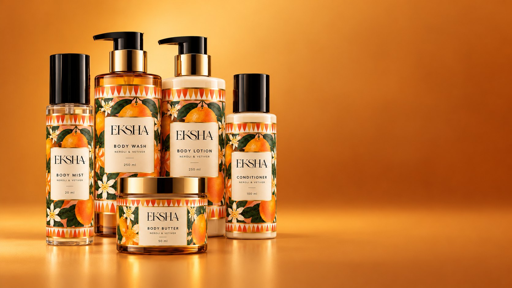 EKSHA collection: logo and product range