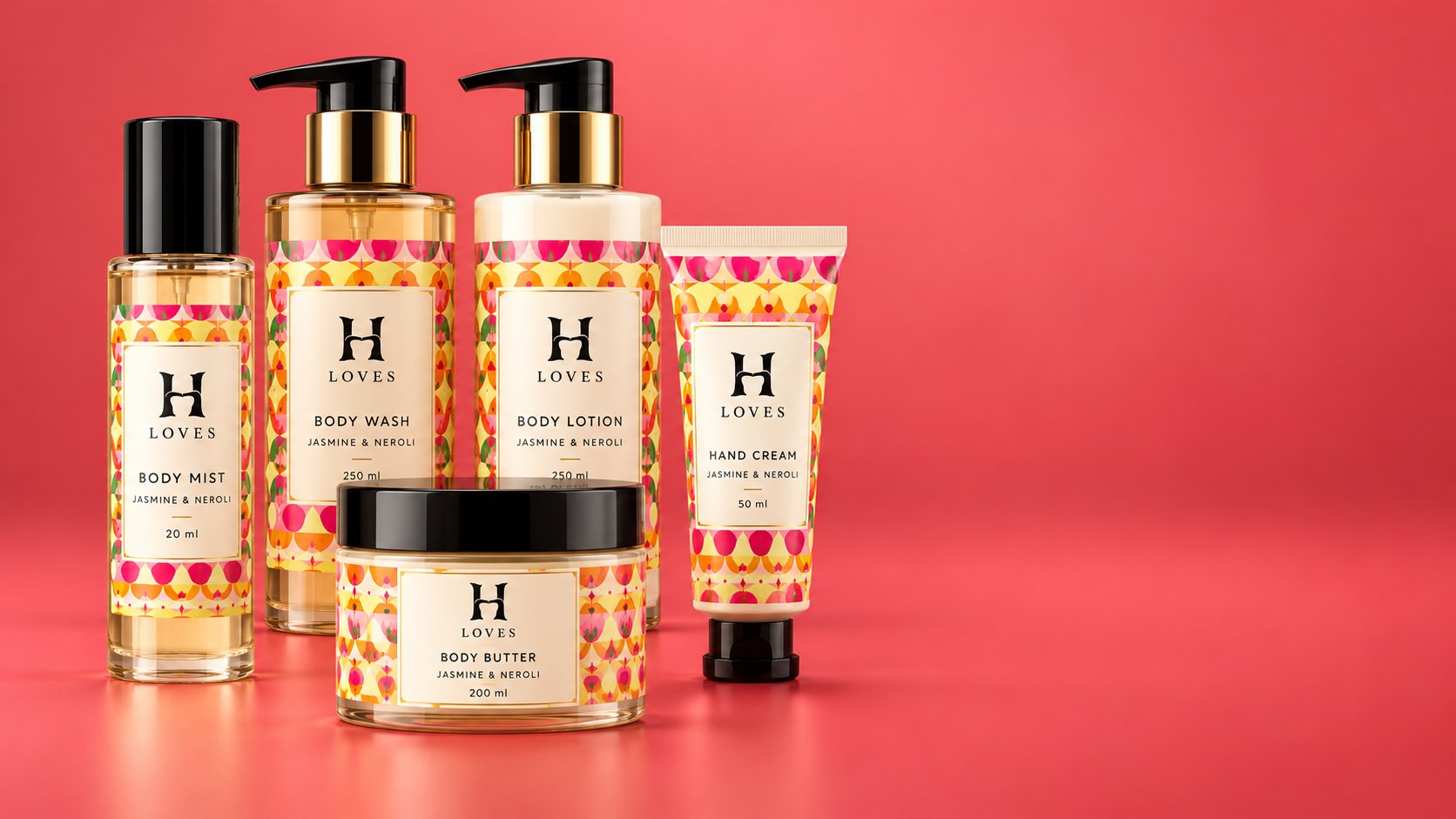 H Loves collection: logo and product range