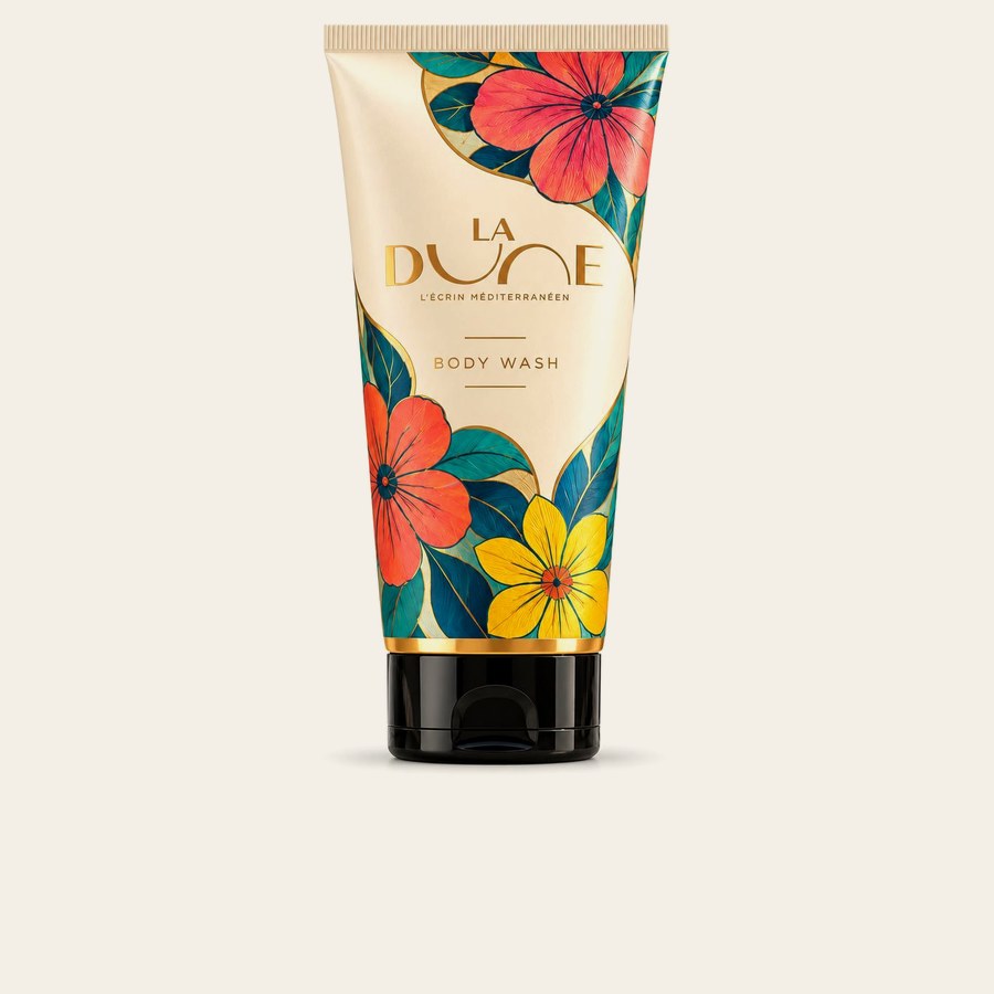 La Dune body wash tube